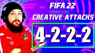 FIFA 22 4222 Best Custom Tactics & Instructions - Creative ATTACKING Formation #FUT22