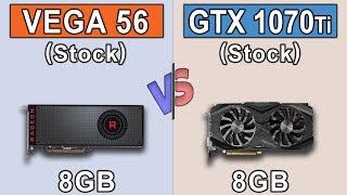 RX Vega 56 vs GTX 1070 Ti  New Games Benchmarks