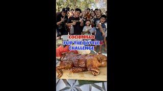 COCHINILLO FLIP THE BOTTLE CHALLENGE WITH JUST LAFAM