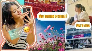 A day in my college life‍ hectic day cgc jhanjeri Vishal mart Sia patyal #vlogs #youtube