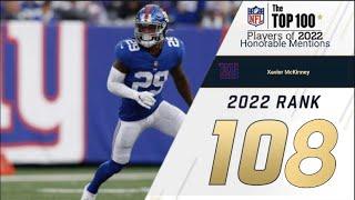 #108 Xavier McKinney FS Giants  Top 100 Players of 2022 Honorable Mentions