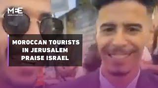 Group of Moroccan tourists visit Jerusalem market praise Israel