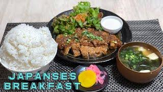 【Japanese breakfast】How to make pork ginger【Japanese food】【ASMR】