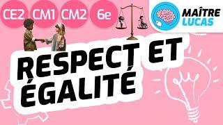 Respecter autrui - Tolérance et égalité CE2 - CM1 - CM2 - 6e - Enseignement moral et civique - EMC