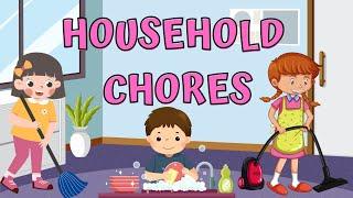 Household Chores  Vocabulary for Kids