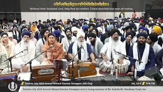 100 Bhai Tejinderpal Singh Jee Doola Veerjee at Raensabaayee Keertan Toronto July 2024 Smaagam