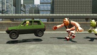 Gmod Driving away from the Shrek Nightmare  Bigcity map █ Garrys Mod █