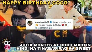 JULIA MONTES at COCO MARIN GRABE ang PAG KA SWEET sa SURPRICE BIRTHDAY PARTY