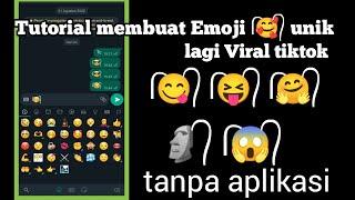 Cara  Membuat Emoji ada Rambutnya  Emoji Berambut