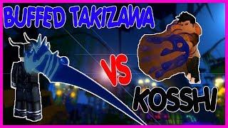 * BUFF UPDATE * BUFFED TAKIZAWA VS KOSSHI KAGUNE IN RO-GHOUL  Roblox