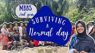 MBBS 2nd year  Surviving a normal day of MBBS   Govt medical college Kozhikode  NEET 2024