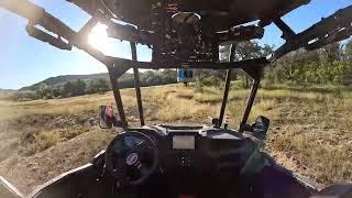 RACER Experiment 4 - Cockpit view of an autonomous off-road run in TX