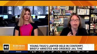 Meghann Cuniff Discusses Young Thugs Lawyer Brian Steel LIVE on CBS Chicago
