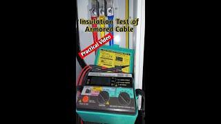 How To Use Insulation Resistance Tester? #shorts #megger #insulationtester #electrical