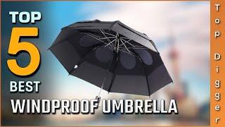 Top 5 Best Windproof Umbrellas Review In 2023  On The Market Today