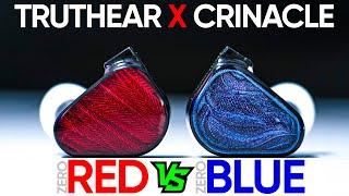 Best DEAL In Gaming Audio TruthEar X Crinacle Zero Red vs Blue