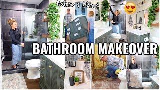 BATHROOM MAKEOVER EXTREME BATHROOM REMODEL  HOUSE TO HOME Honeymoon House Episode 6