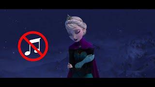 Frozen - Let It Go No Music  Only Realistic Sounds & FX