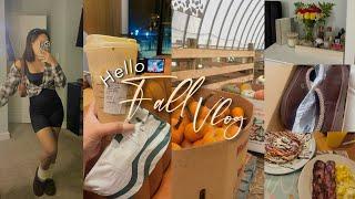 It’s a Fall Vlog  Pumpkin Patch Uggs Starbucks Fall Drinks Breakfast Date Flowers Farm & more