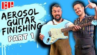 Aerosol Guitar Finishing – Part 1 – Prep Sanding Pore Filling and Sealer Coats