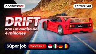 Drift con un Ferrari de 4 millones  Ferrari F40 Prueba  Test  Review en español  coches.net