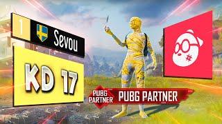 Sevou’s 17 KD RECORD in PUBG MOBILE ️