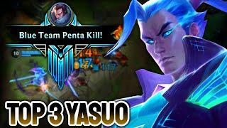 Wild Rift Yasuo Pentakill - Top 3 Yasuo Challenger Ranked