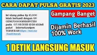 cara mendapatkan pulsa gratis 2023  pulsa gratis all operator dijamin berhasil