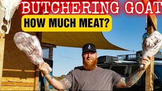 Butchering  Goat Meat  Arizona Homestead