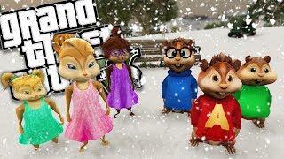 ALVIN AND THE CHIPMUNKS MOD w THE CHIPETTES GTA 5 PC Mods Gameplay