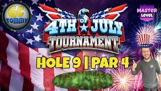 Master QR Hole 9 - Par 4 EAGLE - 4th of July Tournament *Golf Clash Guide*