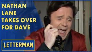 Nathan Lane Learns How To Be A Late Night Talk Show Host  Letterman