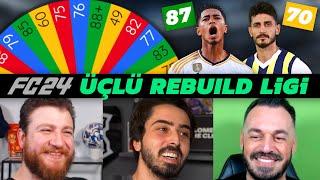 FC 24 OVERALL ÇARKI YAPTIK  ÜÇLÜ REBUILD LİGİ @OnurOnline @UKarakullukcu