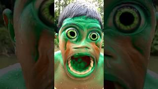 Hulk Boy Scary transformation gived fart by friend #shorts