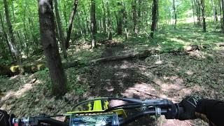 RMZ 250 in the woods