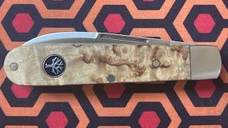 Böker - Solingen - Barlow Prime Curly Birch in N690 - Pocket Knife