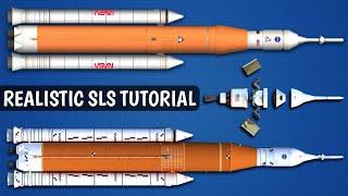 How To Build Realistic NASAs SLS Rocket in Spaceflight Simulator