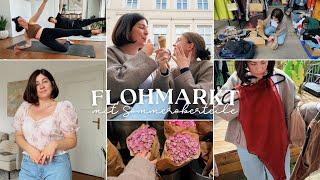 Sommeroberteile Try On Haul  Vintage Flohmarkt shopping  Partner Workout  Frühlings Vlog