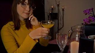  First Date With Shy Nerdy Girl  ASMR Roleplay Soft Spoken English Accent Restaurant Ambience