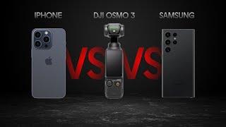 Сравнение камер Dji Osmo Pocket 3  Iphone 15 Pro max Samsung galaxy s23 ultra