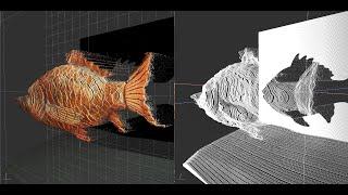 Pixel to Voxel using AI Depth Estimation - ZoeDepth TD short vers.