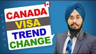 CANADA VISA TREND CHANGE. STUDY VISA UPDATES 2024  USA CANADA UK