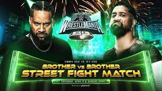 WWE 2K24 Jey Uso vs. Jimmy Uso – Tribal Combat  Wrestlemania 40