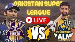 Ptv Sport Live  Quetta Gladiators vs Peshawar Zalmi Live  QTG vs PSZ PSL Live Cricket Score