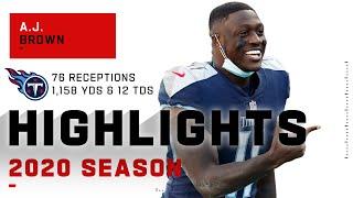 A.J. Brown Full Season Highlights  NFL 2020