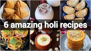 easy holi festival recipes  holi sweets and snacks  traditional holi food  holi recipes