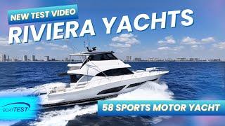 NEW  Riviera Yachts 58 SMY The Test 2024  BoatTEST