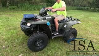 3627 - 2018 Suzuki King Quad 750 AXi ATV Will Be Sold At Auction