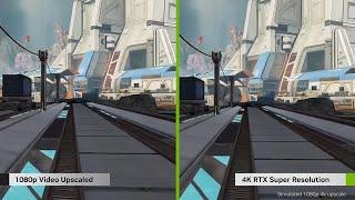 RTX Video Super Resolution Upscale & De-Artifact Internet Video With AI