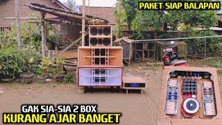 2 Sub Kurang Ajar Banget Tendangan Bass Paket Sound Siap Balapan RIYAN